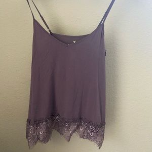 5/$15 American Eagle Purple Tank Top